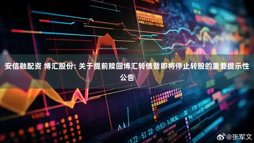 安信融配资 博汇股份: 关于提前赎回博汇转债暨即将停止转股的重要提示性公告